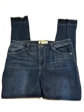 Democracy Ab Solution High Rise Skinny Jeans Womens 8 Dark Wash Stretch